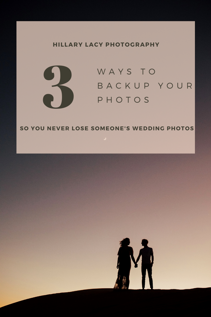 How to NOT Lose Someone's Wedding Photos